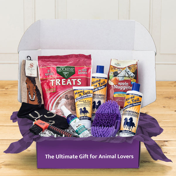 horse gift box for equestrian pet owners